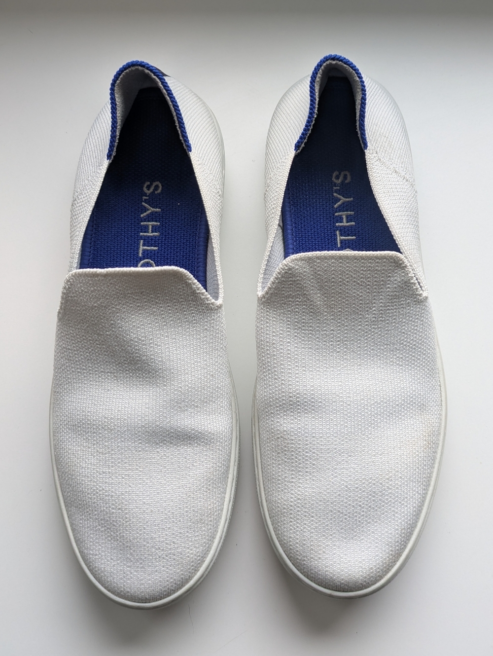 Rothy's The Original Slip On Sneaker Bright White  7.5 - Picture 2 of 11